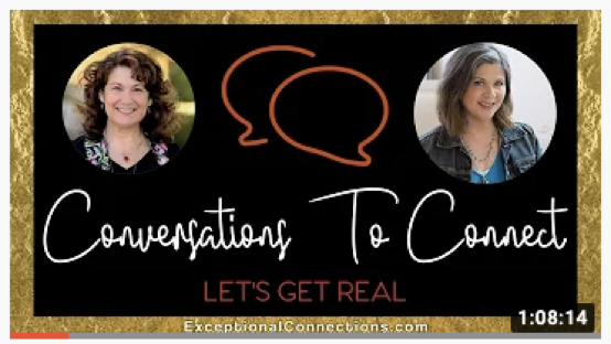 Conversations to Connect: Let's Get Real | Exceptional Connections and Creative Balance Health Claire Stanley